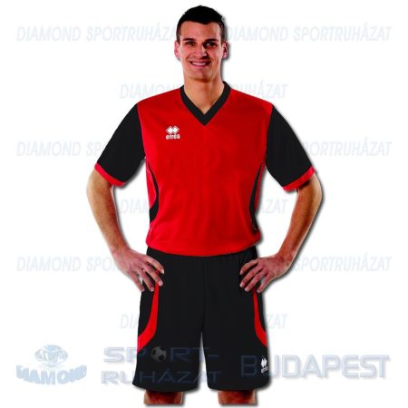 ERREA LAND KIT futball mez + nadrág KIT - piros-fekete [XS]