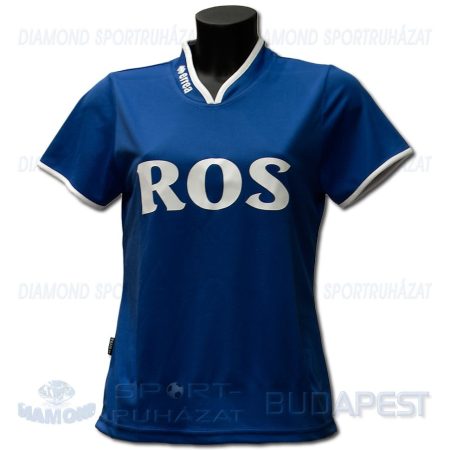 ERREA ROS WOMAN SHIRT DECO SENIOR női dekorfeliratos mez - azúrkék-fehér [M]