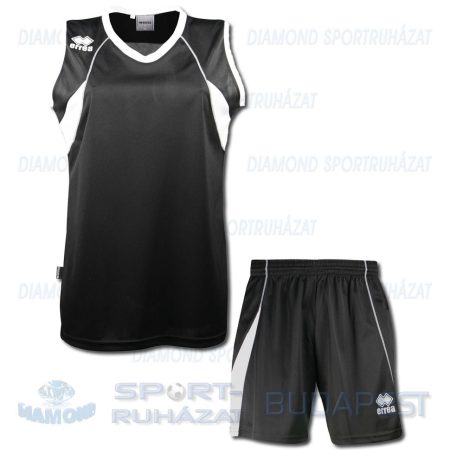 ERREA JOYCE WOMAN SENIOR KIT női kosárlabda mez + nadrág KIT - fekete-fehér [L]