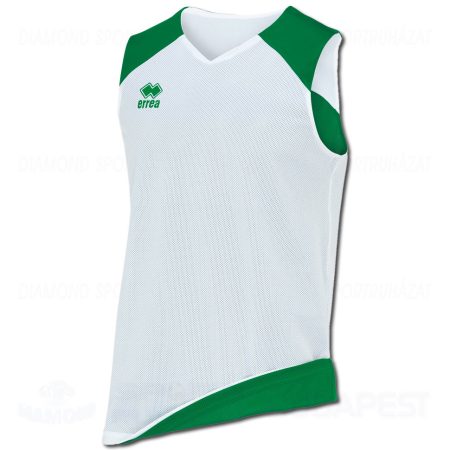ERREA PORTLAND DOUBLE CANOTTA kifordíthatós kosárlabda mez - fehér-zöld [M]