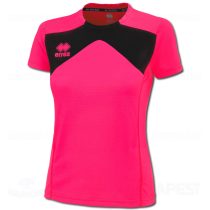   ERREA SETH WOMAN SHIRT női atléta mez (rövid ujjú) - UV fukszia-fekete [L]