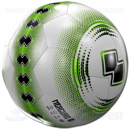 ERREA MERCURIO ID edző futball labda - fehér-fekete-UV zöld [5]