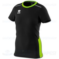   ERREA KONNOR WOMAN női atléta mez (rövid ujjú) - fekete-UV zöld [M]