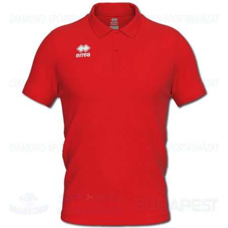 ERREA EVO POLO SHIRT pamut póló (rövid ujjú galléros) - piros