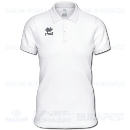 ERREA EVO LADIES POLO SHIRT női pamut póló (rövid ujjú galléros) - fehér