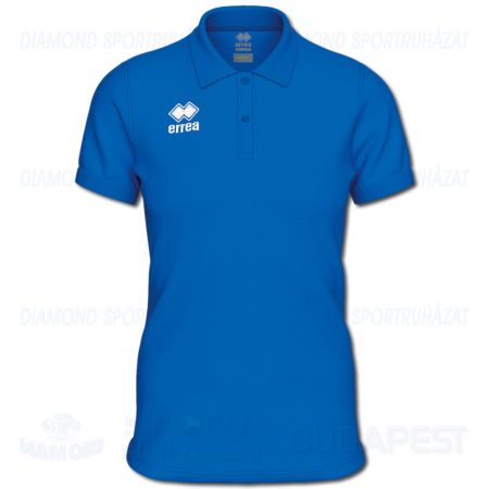 ERREA EVO LADIES POLO SHIRT női pamut póló (rövid ujjú galléros) - azúrkék