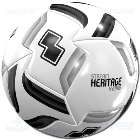 ERREA STREAM HYBRID HERITAGE meccs futball labda - fehér-fekete-ezüst [5]