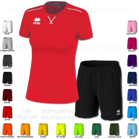 ERREA MARION WOMAN & NEW SKIN SET női röp- és kézilabda mez + unisex nadrág SZETT - piros
