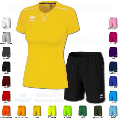 ERREA MARION WOMAN & NEW SKIN SET női röp- és kézilabda mez + unisex nadrág SZETT - sárga