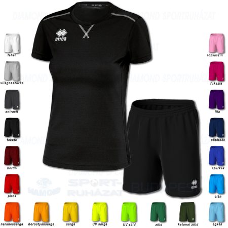 ERREA MARION WOMAN & NEW SKIN SET női röp- és kézilabda mez + unisex nadrág SZETT - fekete