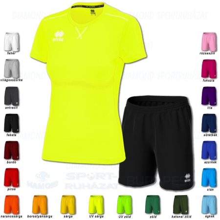 ERREA MARION WOMAN & NEW SKIN SET női röp- és kézilabda mez + unisex nadrág SZETT - UV sárga