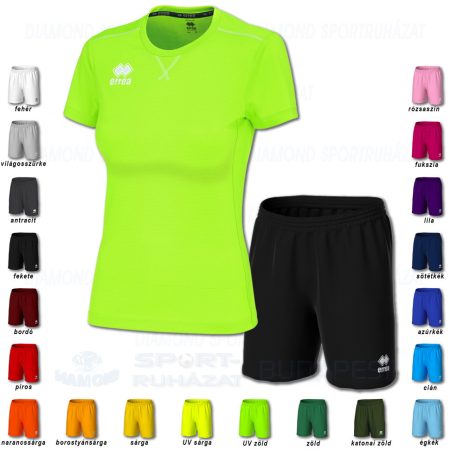 ERREA MARION WOMAN & NEW SKIN SET női röp- és kézilabda mez + unisex nadrág SZETT - UV zöld