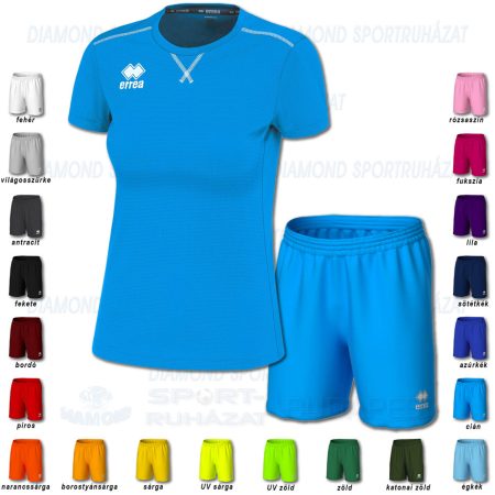 ERREA MARION WOMAN & NEW SKIN SET női röp- és kézilabda mez + unisex nadrág SZETT - cián