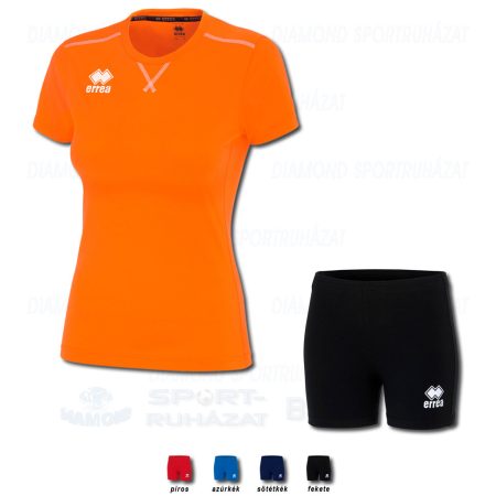 ERREA MARION WOMAN & VOLLEYBALL WOMAN SET női röp- és kézilabda mez + női pamutnadrág SZETT - UV narancssárga