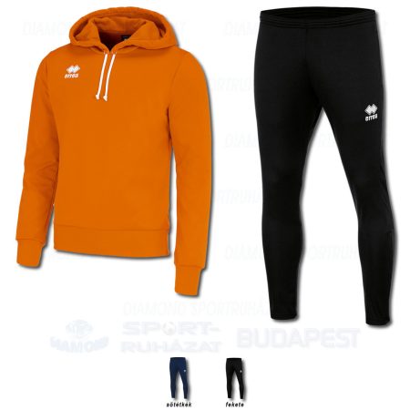 ERREA JONAS & FLANN SET kapucnis-belebújós edző- és szabadidő melegítő felső + nadrág SZETT - narancssárga