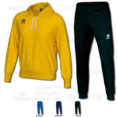 ERREA JONAS & MILO 3.0 SET kapucnis-belebújós edző- és szabadidő melegítő felső + nadrág SZETT - sárga