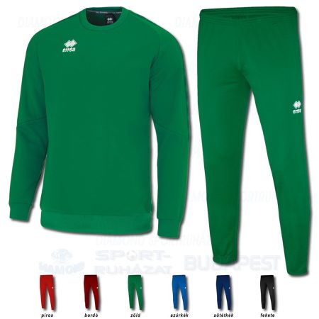 ERREA SPIRIT & NEVIS 3.0 SET belebújós edző- és szabadidő melegítő felső + nadrág SZETT - zöld [3XL]