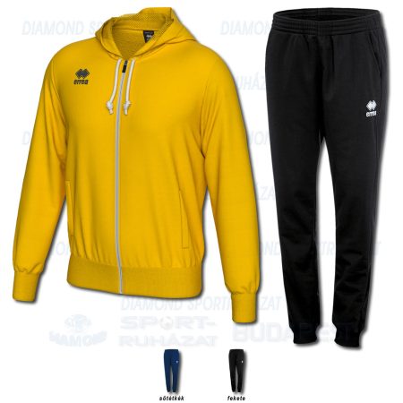 ERREA JACOB & VANESSA WOMAN 3.0 SET kapucnis-cipzáras edző- és szabadidő melegítő felső + női nadrág SZETT - sárga
