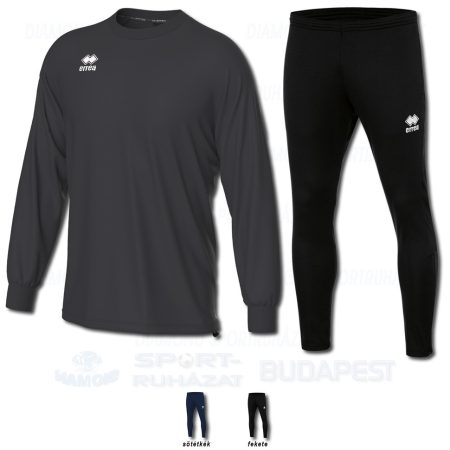 ERREA MADISON & FLANN SET belebújós edző- és szabadidő melegítő felső + nadrág SZETT - antracit