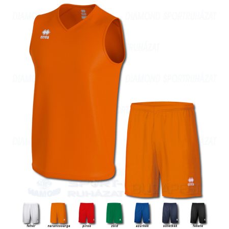 ERREA DARRELL & MAXI SKIN SET kosárlabda mez + nadrág SZETT - narancssárga