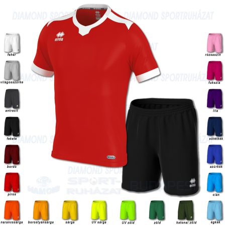 ERREA TI-MOTHY & NEW SKIN SET futball mez + nadrág SZETT - piros-fehér