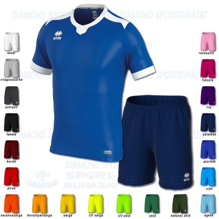 ERREA TI-MOTHY & NEW SKIN SET futball mez + nadrág SZETT - azúrkék-fehér