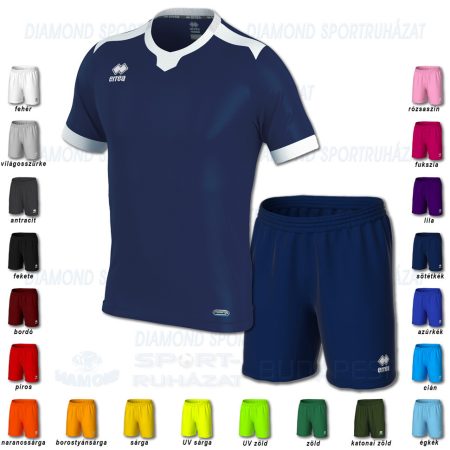 ERREA TI-MOTHY & NEW SKIN SET futball mez + nadrág SZETT - sötétkék-fehér