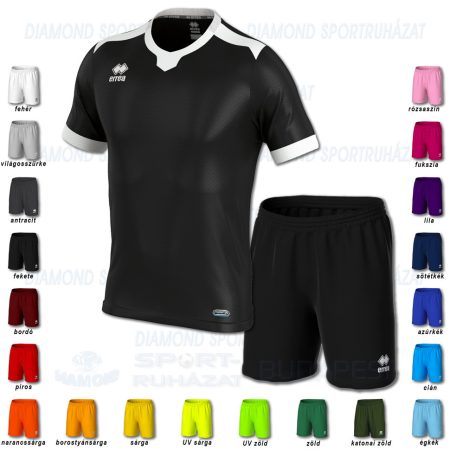 ERREA TI-MOTHY & NEW SKIN SET futball mez + nadrág SZETT - fekete-fehér