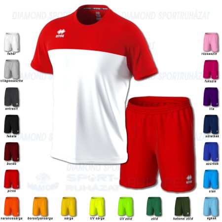 ERREA BRANDON & NEW SKIN SET futball mez + nadrág SZETT - fehér-piros