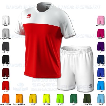 ERREA BRANDON & NEW SKIN SET futball mez + nadrág SZETT - piros-fehér