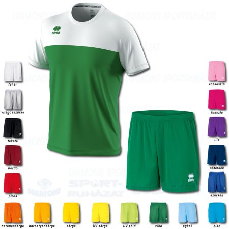 ERREA BRANDON & NEW SKIN SET futball mez + nadrág SZETT - zöld-fehér