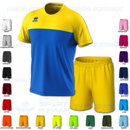ERREA BRANDON & NEW SKIN SET futball mez + nadrág SZETT - azúrkék-sárga