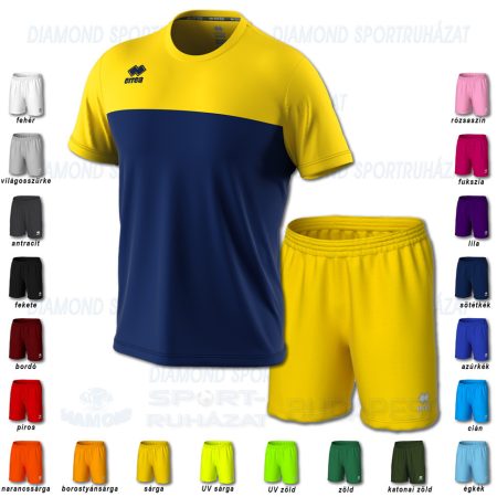 ERREA BRANDON & NEW SKIN SET futball mez + nadrág SZETT - sötétkék-piros