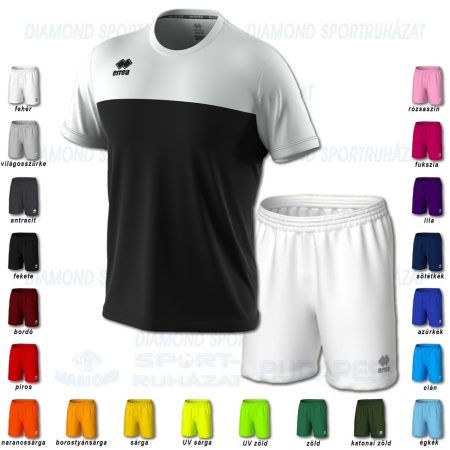 ERREA BRANDON & NEW SKIN SET futball mez + nadrág SZETT - fekete-fehér