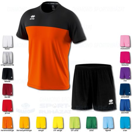 ERREA BRANDON & NEW SKIN SET futball mez + nadrág SZETT - narancssárga-fekete