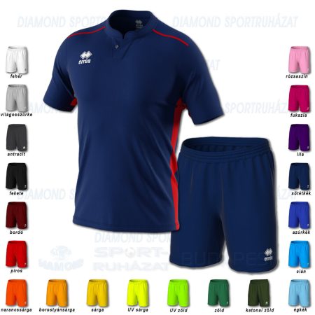 ERREA HECTOR & NEW SKIN SET futball mez + nadrág SZETT - sötétkék-piros