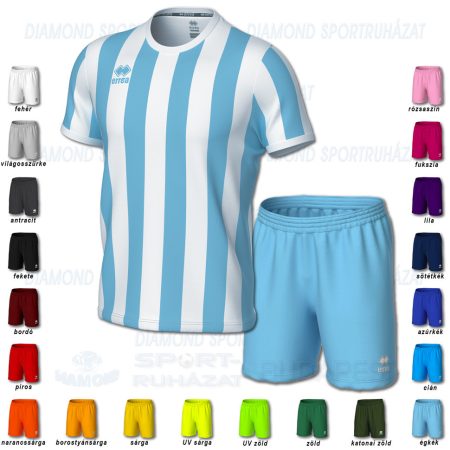 ERREA STRIP & NEW SKIN SET futball mez + nadrág SZETT - égkék-fehér