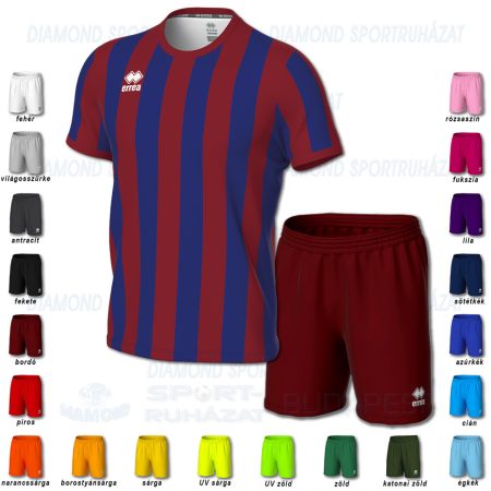 ERREA STRIP & NEW SKIN SET futball mez + nadrág SZETT - királykék-bordó