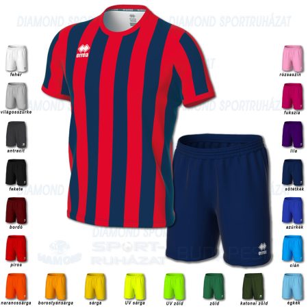 ERREA STRIP & NEW SKIN SET futball mez + nadrág SZETT - sötétkék-piros