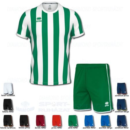 ERREA STRIP & BONN SET futball mez + nadrág SZETT - zöld-fehér