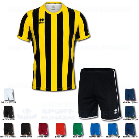 ERREA STRIP & BONN SET futball mez + nadrág SZETT - fekete-sárga