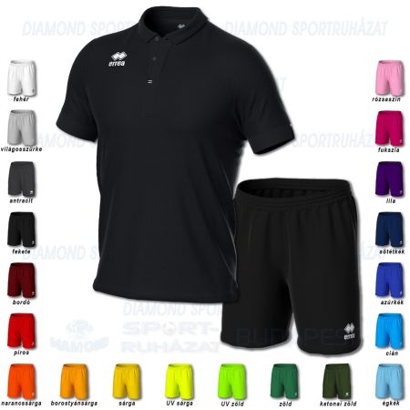 ERREA VIENNA & NEW SKIN SET futball mez + nadrág SZETT - fekete-fehér