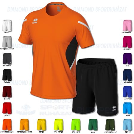 ERREA CURTIS & NEW SKIN SET futball mez + nadrág SZETT - narancssárga-fekete-fehér