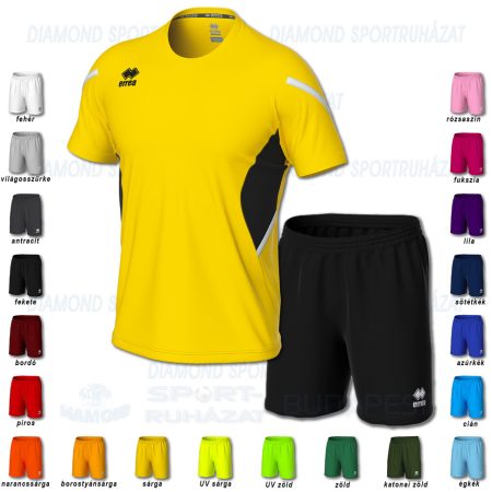 ERREA CURTIS & NEW SKIN SET futball mez + nadrág SZETT - sárga-fekete-fehér