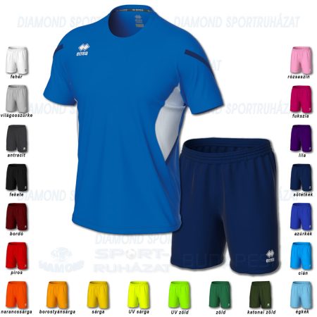 ERREA CURTIS & NEW SKIN SET futball mez + nadrág SZETT - azúrkék-fehér-sötétkék