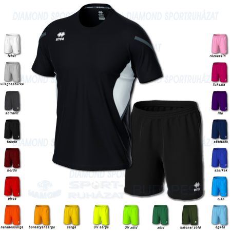 ERREA CURTIS & NEW SKIN SET futball mez + nadrág SZETT - fekete-fehér-antracit