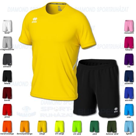 ERREA MARVIN & NEW SKIN SET futball mez + nadrág SZETT - sárga