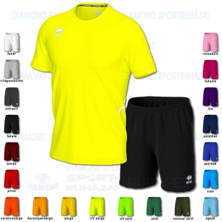 ERREA MARVIN & NEW SKIN SET futball mez + nadrág SZETT - UV sárga