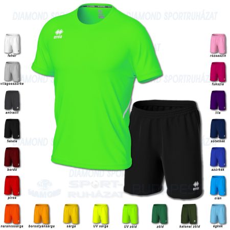 ERREA MARVIN & NEW SKIN SET futball mez + nadrág SZETT - UV zöld
