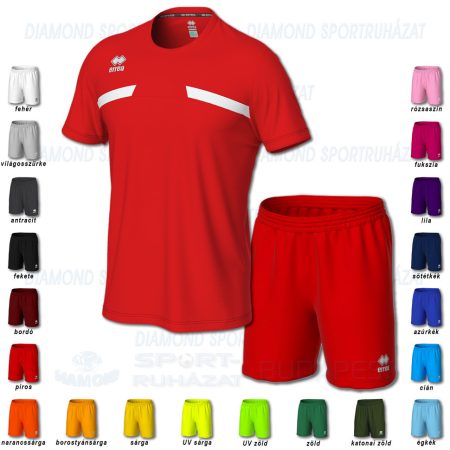 ERREA MARK & NEW SKIN SET futball mez + nadrág SZETT - piros-fehér